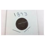 1893 Indian Head Penny