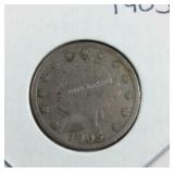 1905 V Nickel