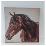 Stretched canvas decor print, horse, 24 x 24