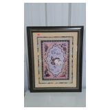 Country style bunny print with intricate matting