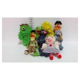 Handcrafted Sesame Street dolls, Big Bird,