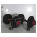 Two Dumbell Weights, seller code LW