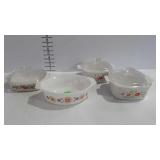 Casserole dishes - 1 Pyrex oval 1-1/2 qt., and 3