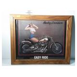 Advertising, Harley Davidson "Easy Ride" framed