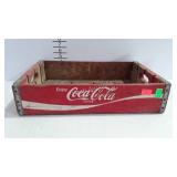 Coca-Cola soda crate, good coloring, 19 x 12,
