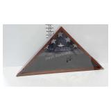 Memorial flag case, unused