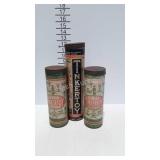 Toys - 3 canisters of Tinker Toys - 2 are Junior