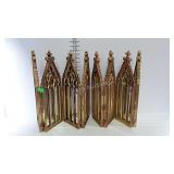 Decor - set of two 4-section folding cathedral