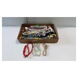 Costume jewelry - beaded necklaces