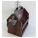 Country craft wooden 6-pack bottle carrier with