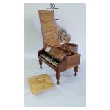 Swiss music box, piano shaped