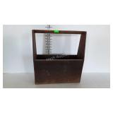 Wooden tote - 15 x 6 x 17