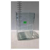 Vintage glass automotive battery jar