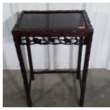 Accent Stand. Heavy Grape and Leaf Carved,