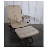 Ekrones, Chair & Footstool, used condition the