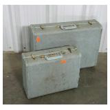 Two piece vintage SAMSONITE luggage. Medium and