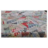 Early knotted quilt, light weight, some minor