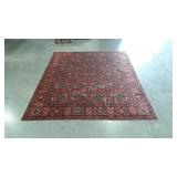 Rug. 52x62" nice deep reds quality rug