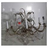 Ceiling Chandelier Light With glass prisms