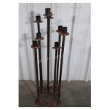 Iron Works Garden Candle Holder48" tall, 8