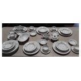 Bavarian china, 49-pcs Franconia "Laurel-Oak"