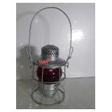 B&O Railroad Lantern Red Globe