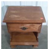 Flanders Furniture, Maple Nightstand, drawer over