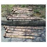 Metal door hardware/straps