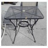 Square top patio table 28 by 28 by 29 seller code