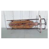 Airline Junior Flexible Flyer Sled, 46" long.