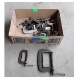 Box flat with C Clamps