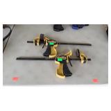 two Quick grip bar clamps