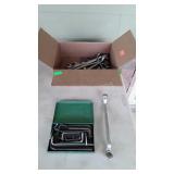 Box flat with misc wrenches and Allen Wrenches