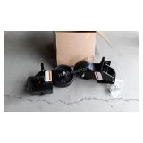 Two heavy duty cart wheels never been used