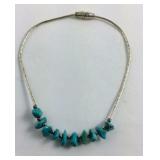 Turquoise Sterling Silver 7.5 inch Bracelet