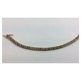 Gold over Sterling Silver Illusion Mount 7.5 inch