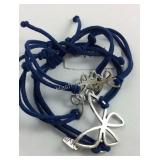 ViVI Triple Butterfly Bracelet Set New with Tag