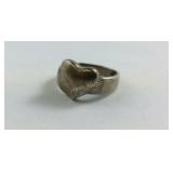 Sterling Silver Heart Ring Size 6