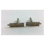 Sterling Silver Ruler Cuff Links