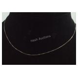 Sterling Silver 16 inch Box Link Chain