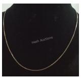 Sterling Silver Heavy 24 inch Box Link Chain