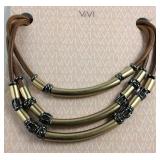 ViVI Rope Gold Tone New with Tag $35