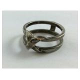 Sterling Silver Wedding Band Enhancer Size 6.5