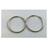 Sterling Silver Hoop Earrings