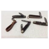 Four pocket knives