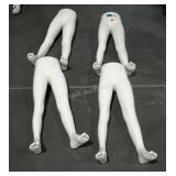 4 lower torso mannequins juvenile size code k