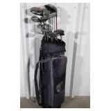 Golf Bag with misc. Clubs, seller code LW