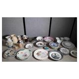 Miscellaneous china lot, plates, bowls, cups &