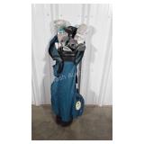 Golf Bag with misc. Clubs, seller code LW