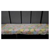Vintage poly blend blanket, great retro colors